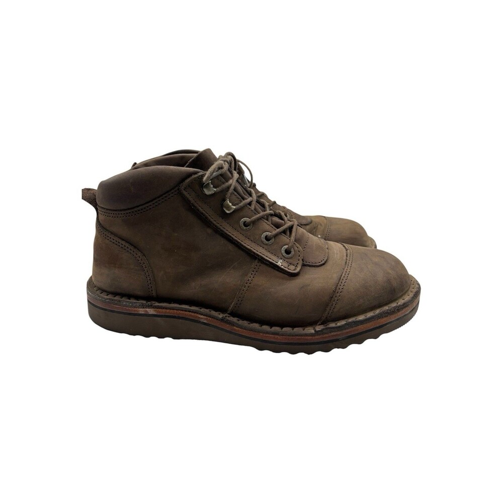 Jim Green Barefoot African Ranger Boots Men's Size US 10 Brown Lace Up